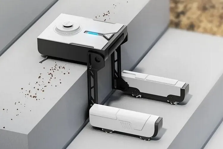 Tasarlanan yeni robot süpürge, ev içinde merdiveni olanların bir hayli işine yarayacak türden...